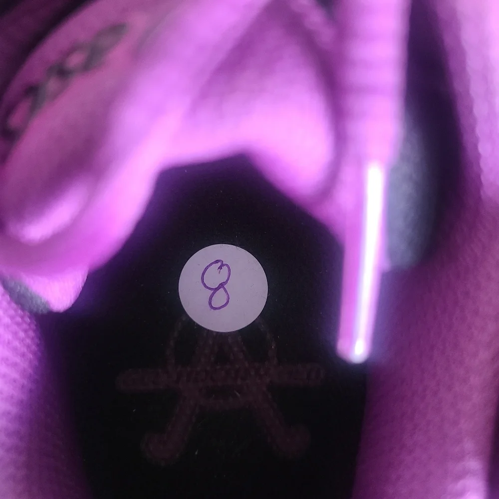 Purple Asics running shoes style P450y - Picture 6 of 10